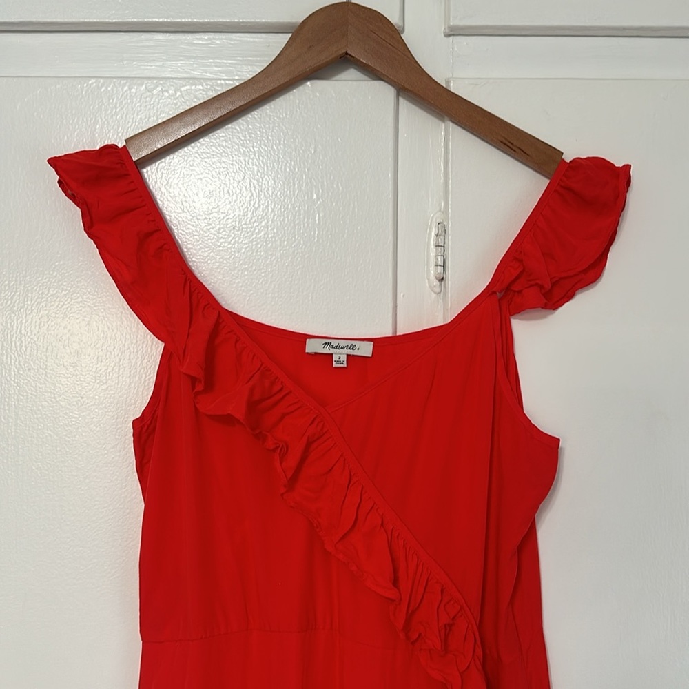 Madewell Ruffle Strap Dress - Picture 3 of 6